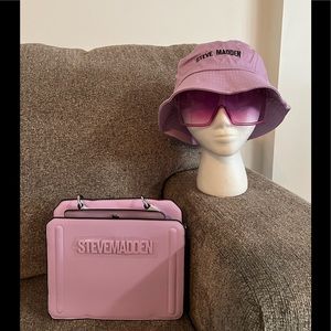 3 Piece Set Steve Madden Handbags Purses Crossbody Purple